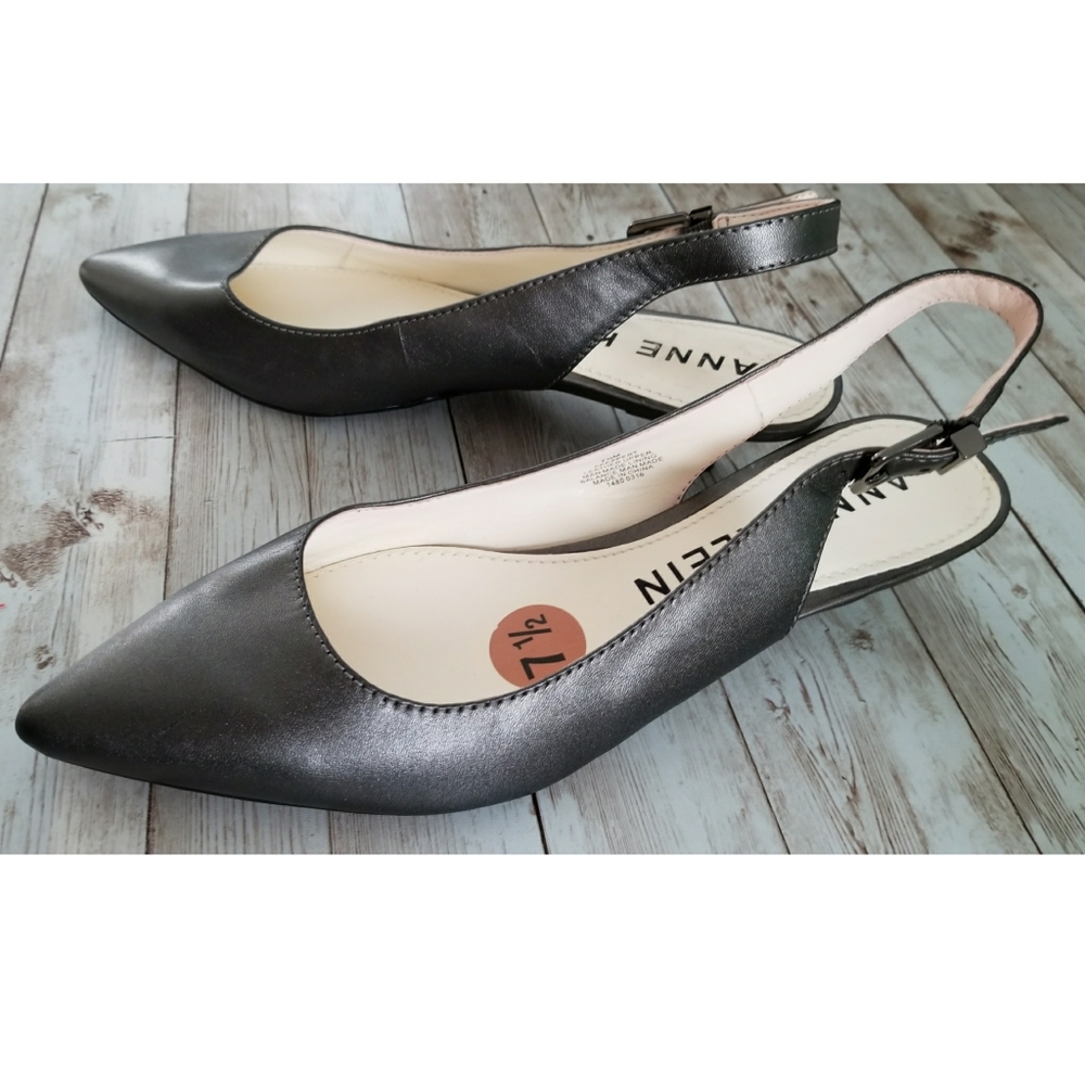 Anne Klein Expert Slingback Kitten Heel Pumps - Picture 6 of 14